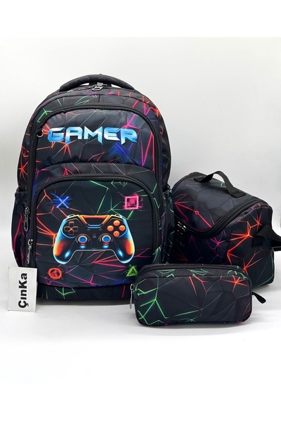 Çınka Bags Orthopedic Back Support Patterned Foil Nutrition Backpack Primary ...