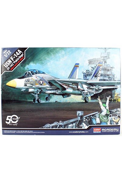 Academy 12563 1/72 Ölçek, USN F-14A (VF-143 Pukin Dogs) Savaş Uçağı, Plastik ...