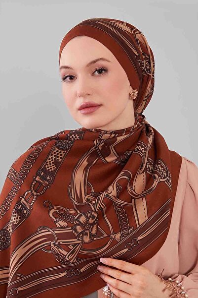 Levidor Tile Mixed Pattern Wool Silk Shawl