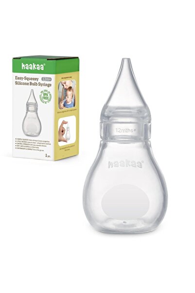 Haakaa Silicone Baby Nasal Aspirator | Nose Bulb Syringe