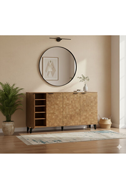 SADANHOME Stylish 4-door shoe organizer, 5 layers - 120X35X92 cm