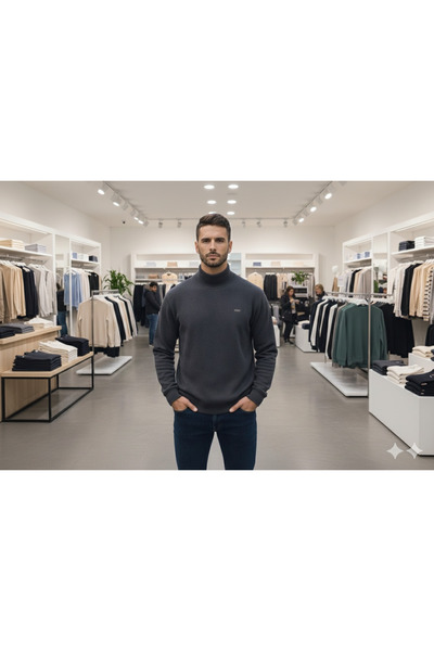 ATKGİYİM سويت شيرت رجالي من قماش سيلانيك بقصة ضيقة وألوان مخصصة معك