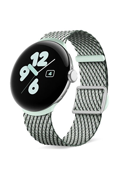 Google - Armband fur Smartwatch - 137 - 203 mm - Salbeifarbe - fur Pixel Watch 2