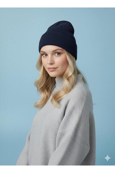 sema aksesuar Unisex Winter Knitwear Plain Beanie - Hat - Valentine's Day Gift