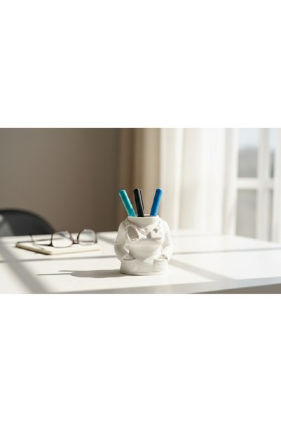 Grifon 3D حامل أقلام بتصميم ثلاثي الأبعاد على شكل طبيب - منظم مكتبي بتصميم طبي