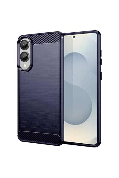 Techsuit Θήκη Samsung Galaxy S25 Edge - Σιλικόνη από ανθρακονήματα - Μπλε