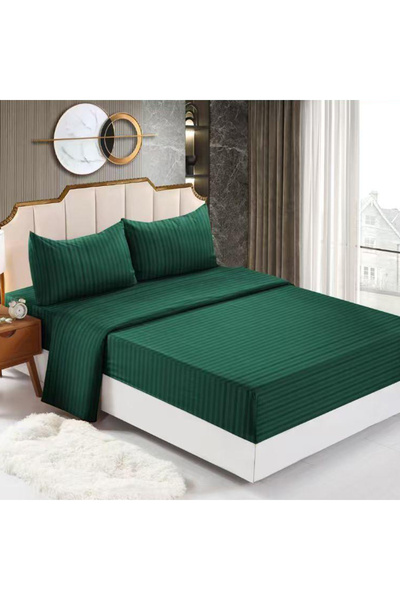 OEM Damask bed linen with elastic 180x200 for double bed 2 people, 4 pieces, ...