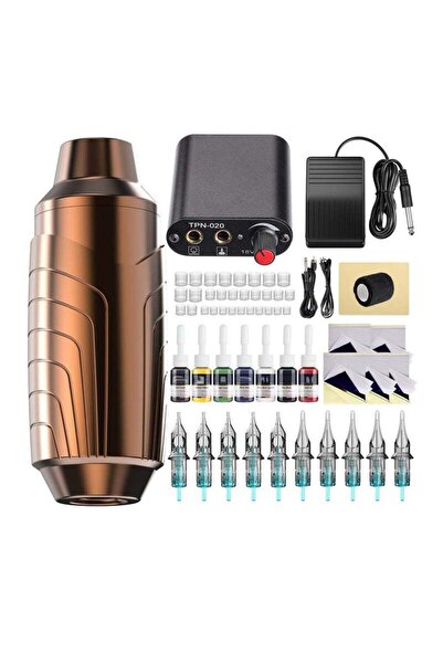 Arabest 10pcs Tattoo Pen Kit - Rotary Tattoo Machine Pen, for Beginners Tattoo