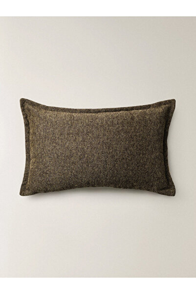 Minihol Seren Dikdörtgen Kahverengi Kırlent Kılıfı (35 x 55 cm)