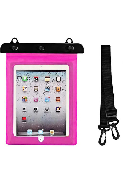 Hurtel Waterproof PVC tablet case - pink