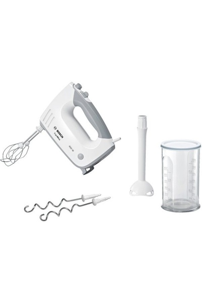 Bosch MFQ36440, 450 W, 5 viteze + Turbo, Alb/Gri