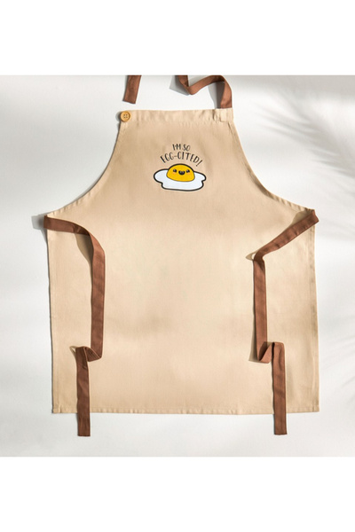 Generic مريلة طعام مرحة - 70 × 60 سم