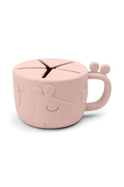 Done By Deer - Raffi - Dökülmeyen Silikon Atıştırmalık Kabı - Pembe