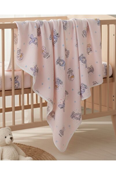 Ege Bebek Unisex Baby Printed Polar Fleece Baby Blanket (Width:77Cm Length:87...
