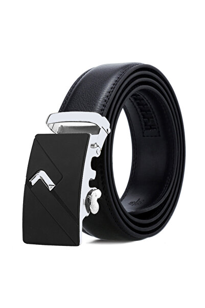 OEM Men's belt CB7ARN, automatic buckle, adjustable, 125 cm, black