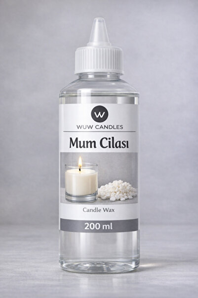 WUW CANDLES Mum Cilası 200 ml. – Profesyonel Parlatıcı (Şeffaf) - Parlatıcı -...