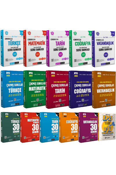Pegem Akademi Yayıncılık 2026 KPSS Tüm Dersler Tamamı Video Çözümlü Soru Bank...