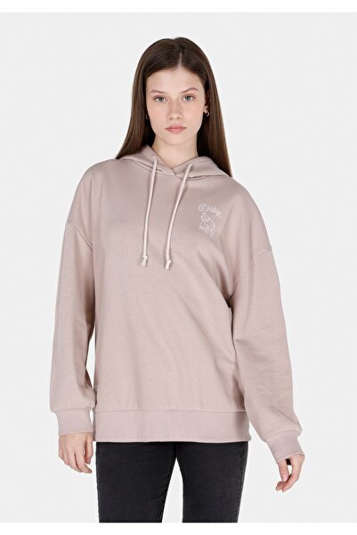Colin's Regular Fit Hooded Printed Women's Sweatshirt