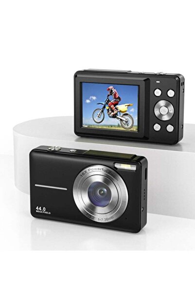 Axpeih Kids Digital Camera 44MP FHD 1080P, 16X Zoom, 32GB Card, Dual Batterie...