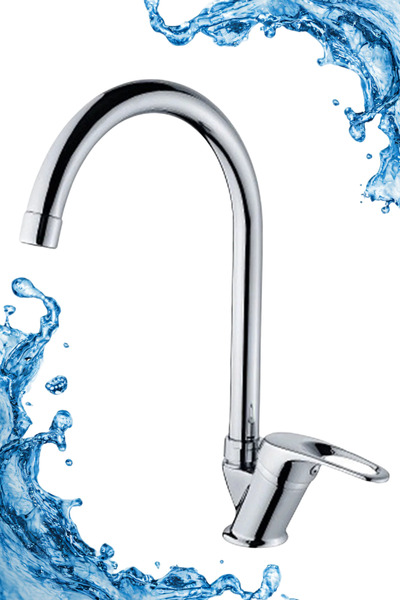 BCA Armatür Mix Aç Kapa Delta Borulu Eviye Bataryası Çift Su Girişli