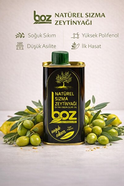 BOZ ZEYTİN ZEYTİNYAĞI NATÜREL SIZMA ZEYTİNYAĞI 175ML