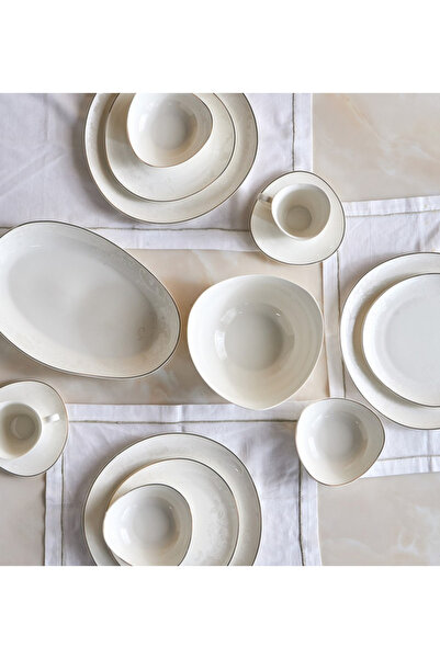Generic Walima 32-Piece New Bone China Dinner Set - Serves 6
