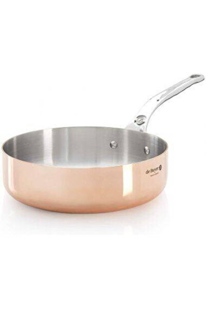 De Buyer Prima Matera Sauté Pan Copper/steel 16cm straight ind.