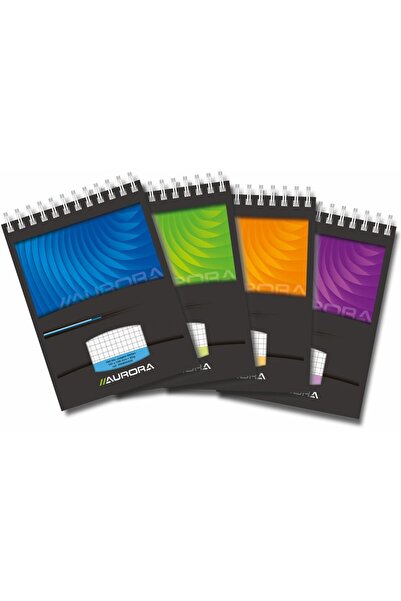 Aurora Spiral notebook, A6, 80 sheets - 90g/m2, Mano - mathematics