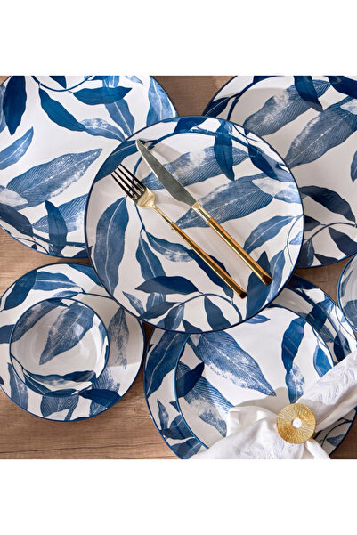 HOMESTEAD Bahamas 18-Piece Porcelain Dinner Set - Serves 6