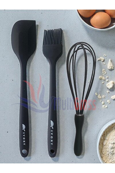 Multiamo Heat-Resistant Silicone Large Size Dessert-Pastry Preparation Set Po...