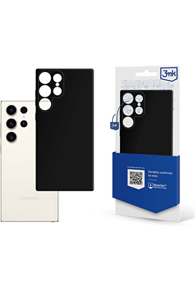 3MK Case for Samsung Galaxy S24 Ultra S928, 3MK, Matt, Black