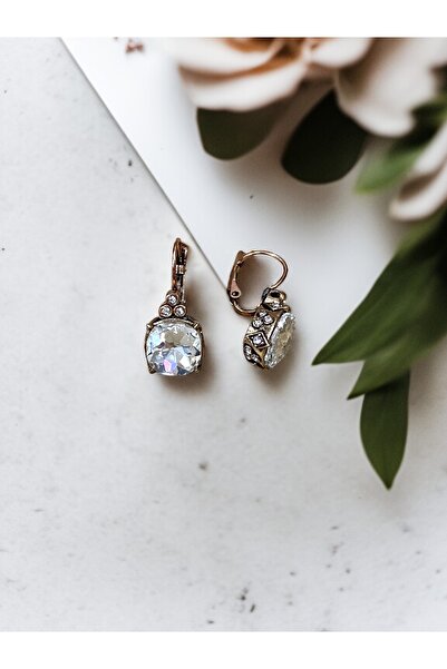 FAYRA ACCESSORIES Crystal Stone Earrings