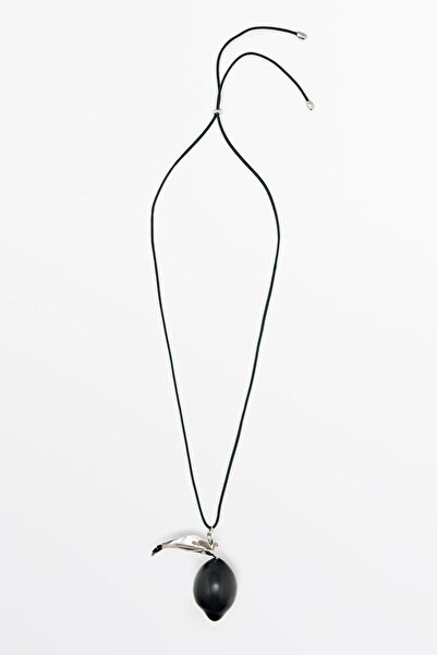 Massimo Dutti Deri ip kolye