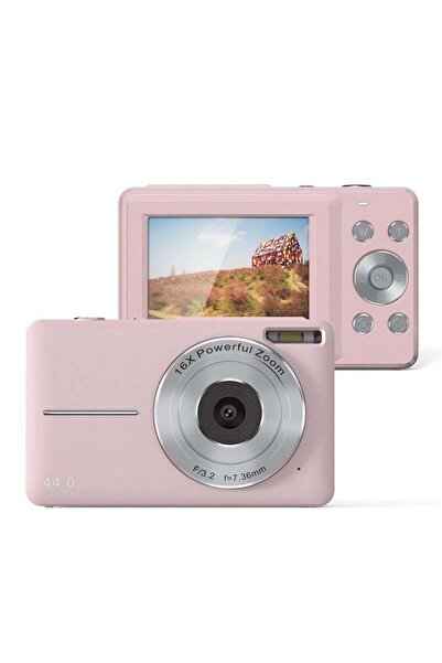 Axpeih Kids Digital Camera 44MP FHD 1080P, 16X Zoom, 32GB Card, Dual Batterie...
