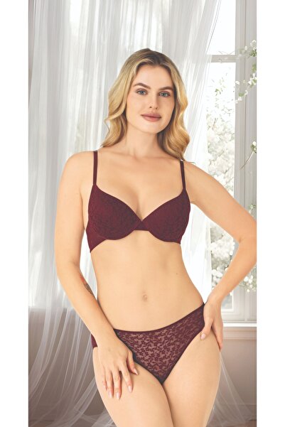 NBB Floral Lace Push up Bra Set