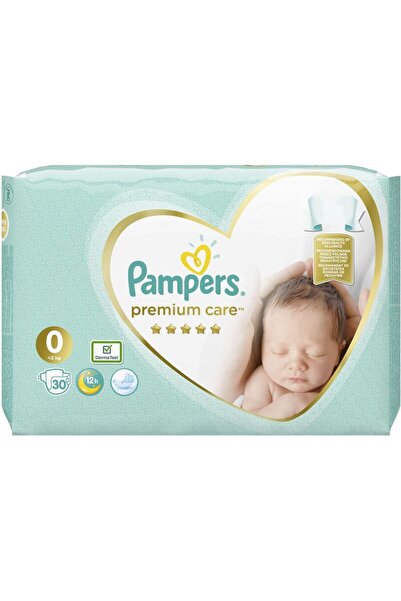 Pampers Scutece Premium Care 0 New Born Carry Pack 30 buc