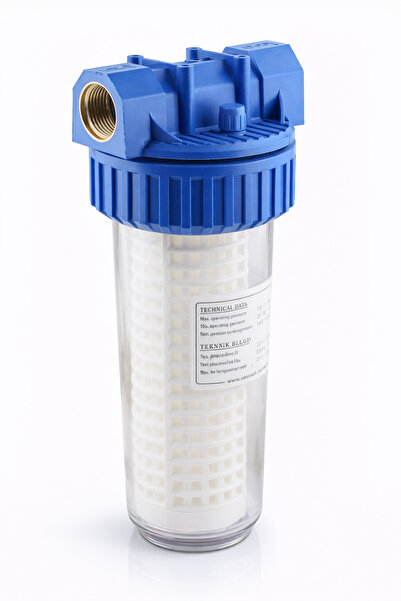 Sufil 322 1" Tesisat Su Filtresi | Kum ve Tortu Tutucu | Anahtar Hediyeli