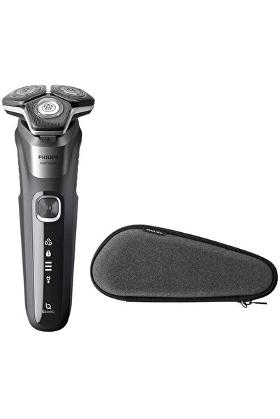 Philips Shaver Series 5000 S5887/30 Rechargeable, 60 min Runtime, SkinIQ, Grey