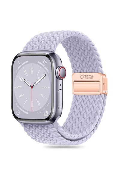 Tech-Protect Curea din nailon magnetică pentru Apple Watch 6 / 7 / 8 / 9 / 10...