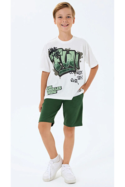 Rolypoly Boy's Bermuda Set, 100% Cotton, (Socks Included), Bermuda Set