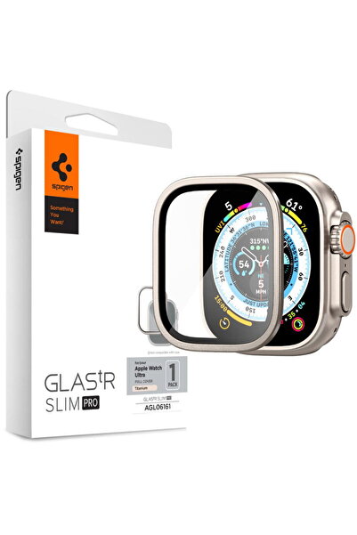 Spigen Apple Watch Ultra / Ultra 2 Case - Glas.tR Slim Pro - Titanium