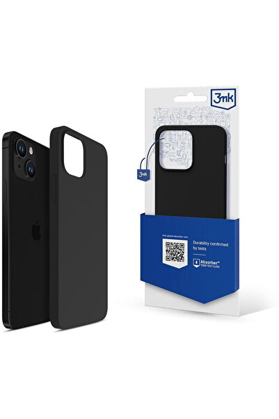 3MK iPhone 14 Plus Silicone Case Series - Black