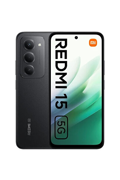 Xiaomi Redmi 15 128GB 4GB RAM 5G Dual SIM Midnight Black