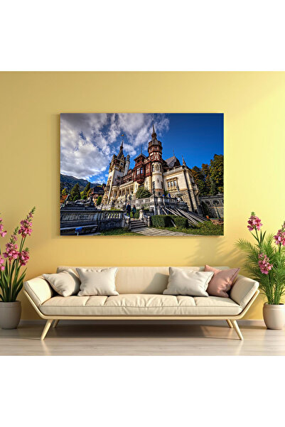 Printees Painting - Peleș Castle - Canvas on frame