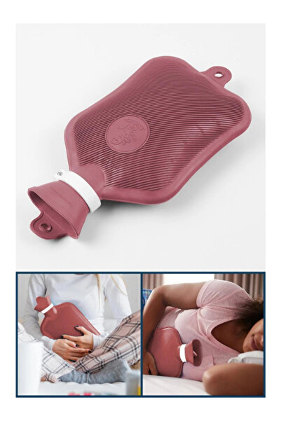 ADALILAR KAUÇUK Bebelav Termofor Sıcak Su Torbası Pembe 2 L