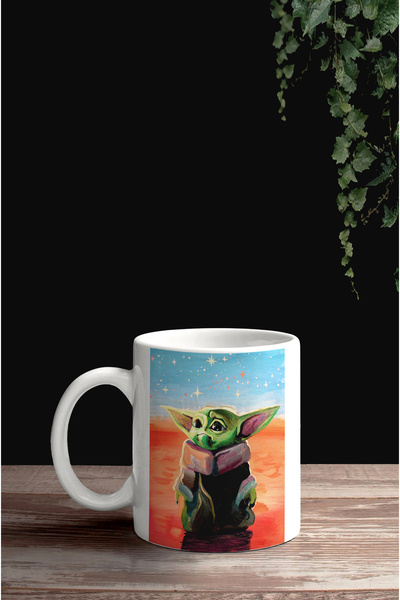 Darkia Baby Yoda Special Design Printed Gift Porcelain Mug