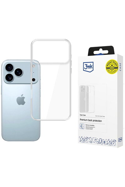 3MK iPhone 17 Pro - Husă transparentă - Transparentă