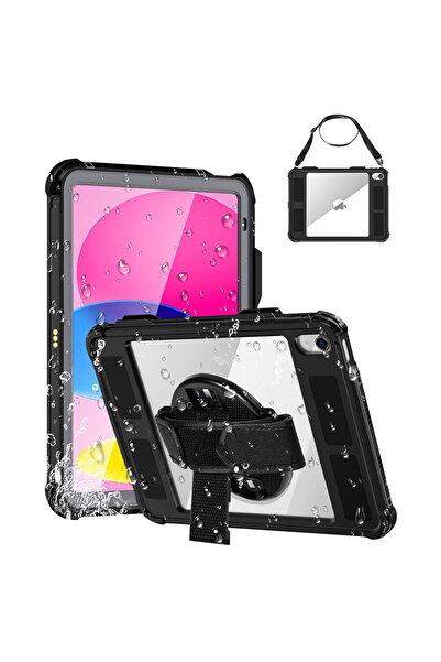 ShellBox Case for iPad 10 (2022) 10.9 - Waterproof IP68 - Black
