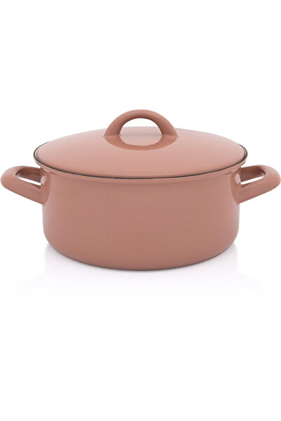 Metalac Pot 2.75l moka with lid metalacemail/20cm/2.75l