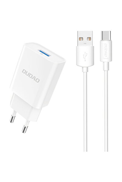 DUDAO 6976625331970 USB-A 2.1A USB-A 10W Alb